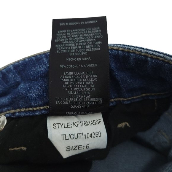 Kut From The Kloth Catherine Boyfriend Jeans Womens Size 6 Distressed Denim - Picture 10 of 10